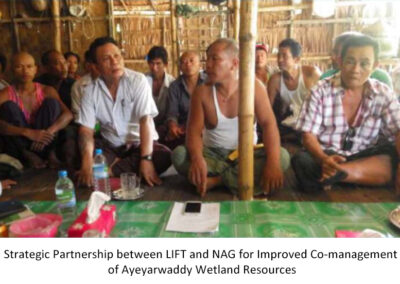 Strategic Partnership between LIFT and NAG for Improved Co-management of Ayeyarwaddy Wetland Resources