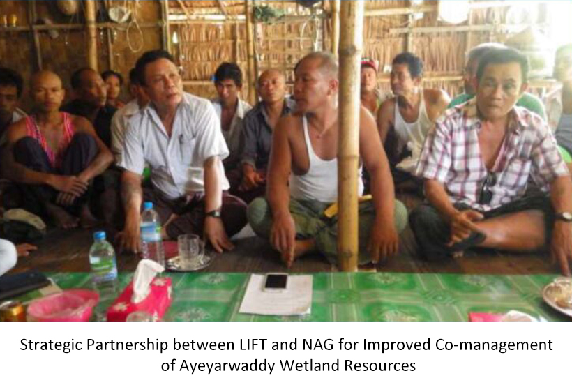 Strategic Partnership between LIFT and NAG for Improved Co-management of Ayeyarwaddy Wetland Resources