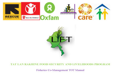 TAT LAN RAKHINE FOOD SECURITY AND LIVELIHOODS PROGRAM_Fisheries Co-Management TOT Manual